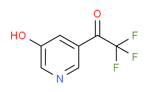 CAS No. 1060804-64-9, 2,2,2-Trifluoro-1-(5-hydroxypyridin-3-yl)ethanone