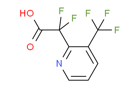 CAS No. 1215579-44-4, 2,2-Difluoro-2-(3-(trifluoromethyl)pyridin-2-yl)acetic acid
