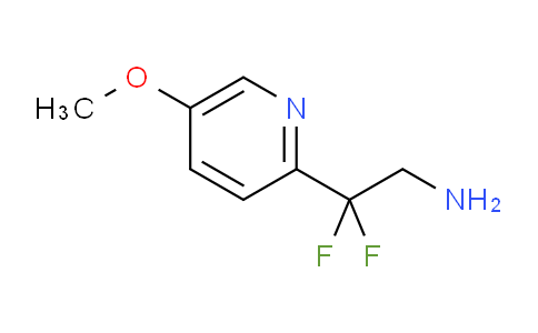CAS No. 1256836-05-1, 2,2-Difluoro-2-(5-methoxypyridin-2-yl)ethanamine