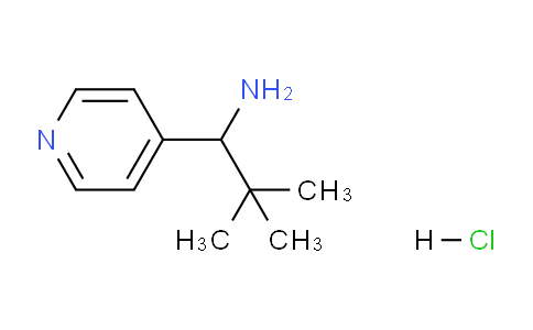 CAS No. 207850-67-7, 2,2-Dimethyl-1-(pyridin-4-yl)propan-1-amine hydrochloride
