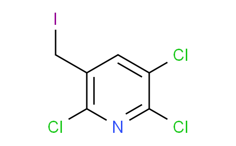 CAS No. 58596-62-6, 2,3,6-Trichloro-5-(iodomethyl)pyridine