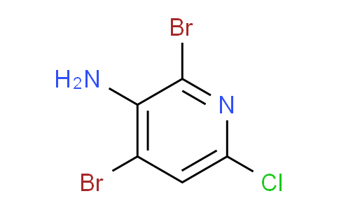 CAS No. 1299607-83-2, 2,4-Dibromo-6-chloropyridin-3-amine