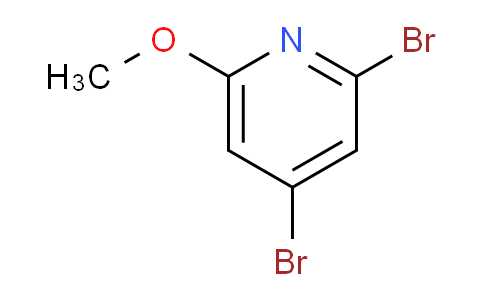 CAS No. 117873-73-1, 2,4-Dibromo-6-methoxypyridine