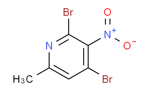 CAS No. 706789-62-0, 2,4-Dibromo-6-methyl-3-nitropyridine