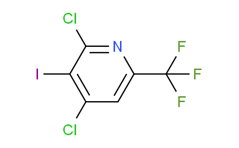 CAS No. 1214330-65-0, 2,4-Dichloro-3-iodo-6-(trifluoromethyl)pyridine