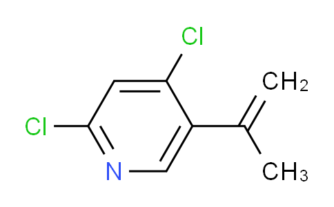 CAS No. 1622840-98-5, 2,4-Dichloro-5-(prop-1-en-2-yl)pyridine