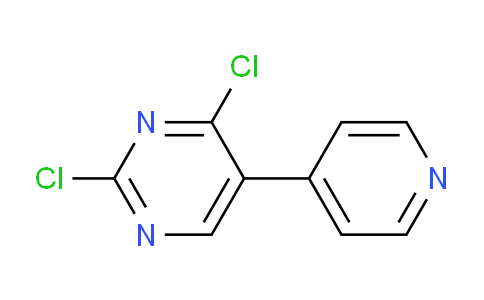 CAS No. 1214382-49-6, 2,4-Dichloro-5-(pyridin-4-yl)pyrimidine