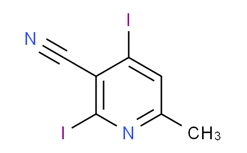 CAS No. 1823894-28-5, 2,4-Diiodo-6-methylnicotinonitrile