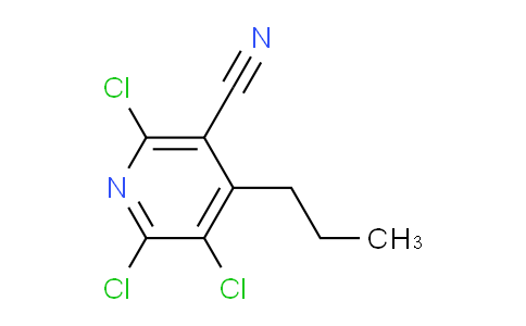 CAS No. 63195-40-4, 2,5,6-Trichloro-4-propylnicotinonitrile
