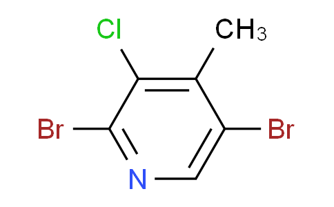 CAS No. 1335050-94-6, 2,5-Dibromo-3-chloro-4-methylpyridine