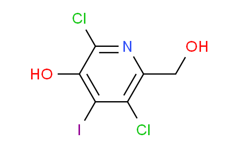 CAS No. 1261365-52-9, 2,5-Dichloro-6-(hydroxymethyl)-4-iodopyridin-3-ol