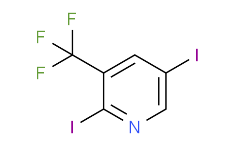 CAS No. 1806353-75-2, 2,5-Diiodo-3-(trifluoromethyl)pyridine