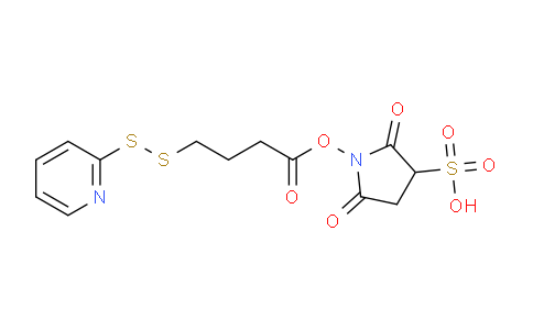 CAS No. 1628113-16-5, 2,5-dioxo-1-(4-(pyridin-2-yldisulfanyl)butanoyloxy)pyrrolidine-3-sulfonic acid