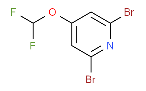 CAS No. 1214326-08-5, 2,6-Dibromo-4-(difluoromethoxy)pyridine