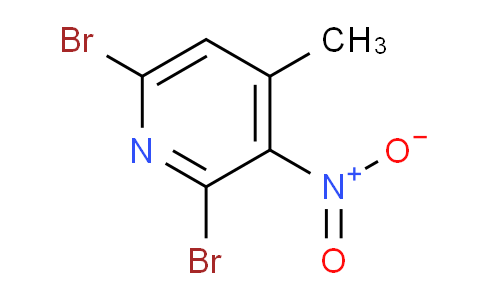 CAS No. 593671-26-2, 2,6-Dibromo-4-methyl-3-nitropyridine