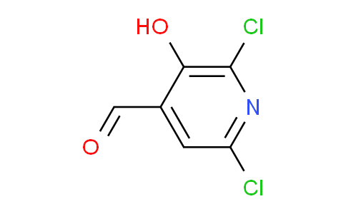 CAS No. 185423-26-1, 2,6-Dichloro-3-hydroxyisonicotinaldehyde