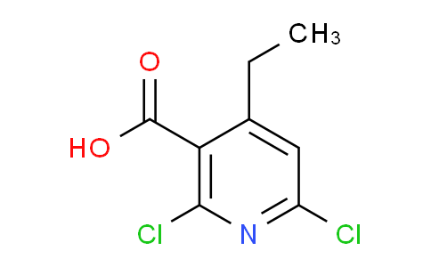 CAS No. 62774-91-8, 2,6-Dichloro-4-ethylnicotinic acid