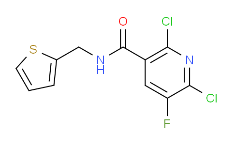 CAS No. 680217-82-7, 2,6-Dichloro-5-fluoro-N-(thiophen-2-ylmethyl)nicotinamide