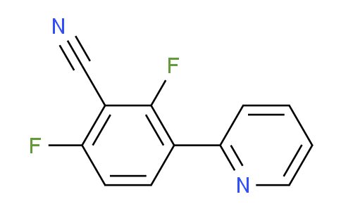 CAS No. 883106-18-1, 2,6-Difluoro-3-(pyridin-2-yl)benzonitrile