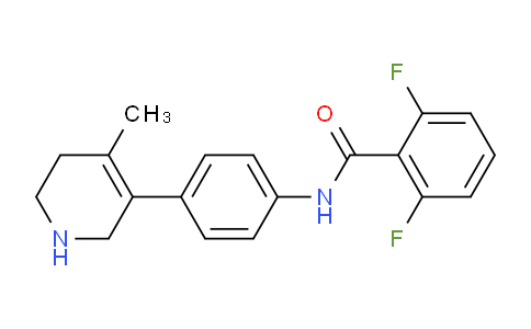 CAS No. 1108684-91-8, 2,6-Difluoro-N-(4-(4-methyl-1,2,5,6-tetrahydropyridin-3-yl)phenyl)benzamide