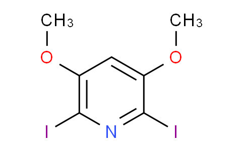 CAS No. 1131335-49-3, 2,6-Diiodo-3,5-dimethoxypyridine