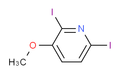 CAS No. 437709-98-3, 2,6-Diiodo-3-methoxypyridine