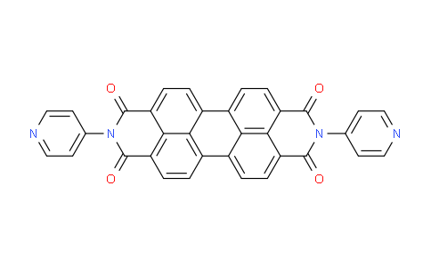 CAS No. 136847-29-5, 2,9-Di(pyridin-4-yl)anthra[2,1,9-def:6,5,10-d'e'f']diisoquinoline-1,3,8,10(2H,9H)-tetraone