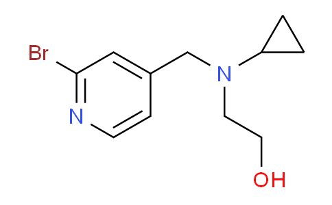CAS No. 1353952-68-7, 2-(((2-Bromopyridin-4-yl)methyl)(cyclopropyl)amino)ethanol