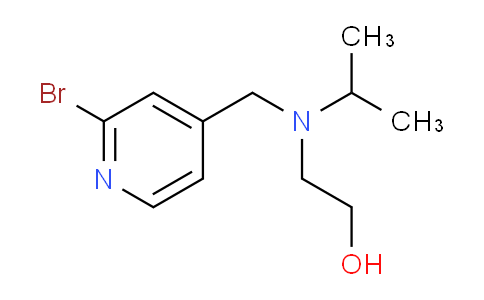 CAS No. 1353977-38-4, 2-(((2-Bromopyridin-4-yl)methyl)(isopropyl)amino)ethanol
