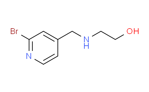 CAS No. 1353962-12-5, 2-(((2-Bromopyridin-4-yl)methyl)amino)ethanol