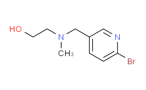 CAS No. 364794-23-0, 2-(((6-Bromopyridin-3-yl)methyl)(methyl)amino)ethanol