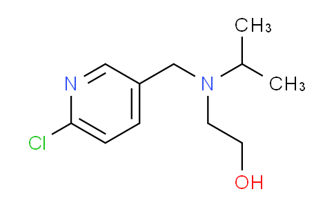 CAS No. 1249797-33-8, 2-(((6-Chloropyridin-3-yl)methyl)(isopropyl)amino)ethanol