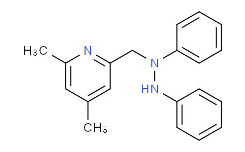 CAS No. 32812-38-7, 2-((1,2-Diphenylhydrazinyl)methyl)-4,6-dimethylpyridine