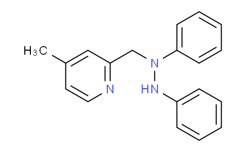 CAS No. 32812-36-5, 2-((1,2-Diphenylhydrazinyl)methyl)-4-methylpyridine