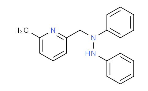 CAS No. 32812-37-6, 2-((1,2-Diphenylhydrazinyl)methyl)-6-methylpyridine