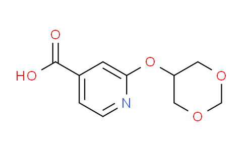 CAS No. 1287217-28-0, 2-((1,3-Dioxan-5-yl)oxy)isonicotinic acid