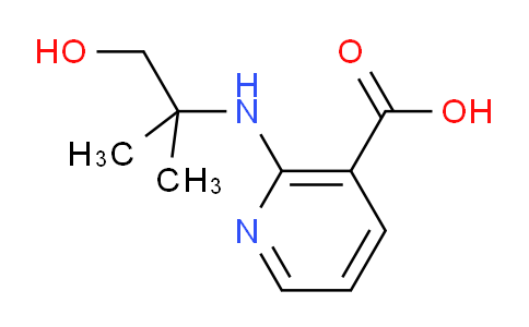 CAS No. 1220035-10-8, 2-((1-Hydroxy-2-methylpropan-2-yl)amino)nicotinic acid