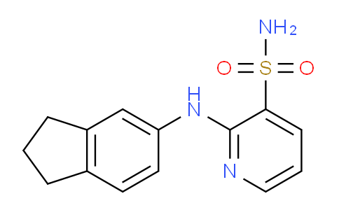 CAS No. 1340851-96-8, 2-((2,3-Dihydro-1H-inden-5-yl)amino)pyridine-3-sulfonamide