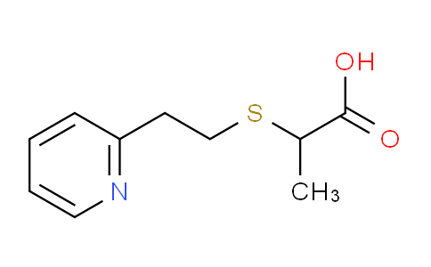 CAS No. 355808-93-4, 2-((2-(Pyridin-2-yl)ethyl)thio)propanoic acid