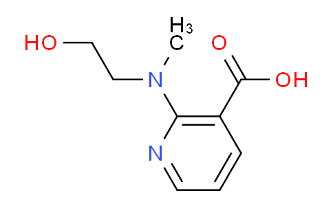 CAS No. 1178225-36-9, 2-((2-Hydroxyethyl)(methyl)amino)nicotinic acid