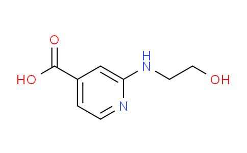 CAS No. 1220018-65-4, 2-((2-Hydroxyethyl)amino)isonicotinic acid