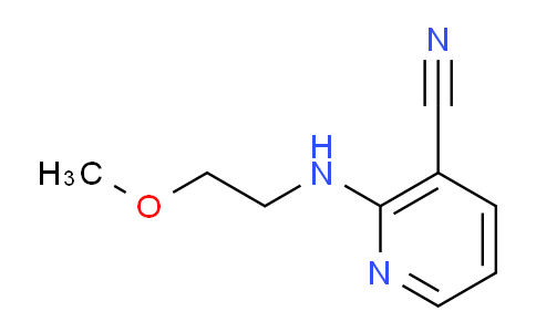 CAS No. 945347-61-5, 2-((2-Methoxyethyl)amino)nicotinonitrile