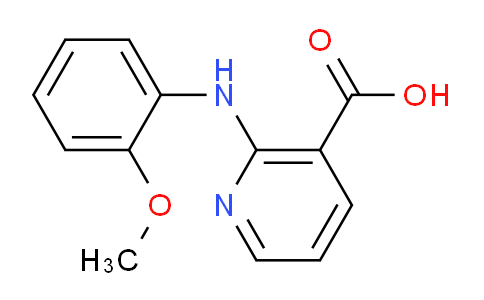 CAS No. 114501-02-9, 2-((2-Methoxyphenyl)amino)nicotinic acid