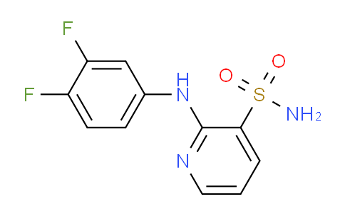 CAS No. 1340970-26-4, 2-((3,4-Difluorophenyl)amino)pyridine-3-sulfonamide