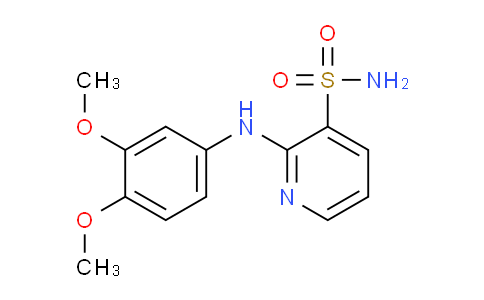CAS No. 1340859-13-3, 2-((3,4-Dimethoxyphenyl)amino)pyridine-3-sulfonamide