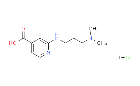 CAS No. 1220036-44-1, 2-((3-(Dimethylamino)propyl)amino)isonicotinic acid hydrochloride