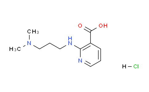 CAS No. 1220017-34-4, 2-((3-(Dimethylamino)propyl)amino)nicotinic acid hydrochloride