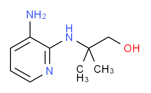 CAS No. 1155070-47-5, 2-((3-Aminopyridin-2-yl)amino)-2-methylpropan-1-ol
