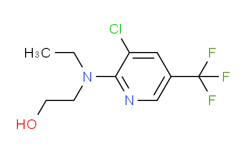 CAS No. 1220033-21-5, 2-((3-Chloro-5-(trifluoromethyl)pyridin-2-yl)(ethyl)amino)ethanol