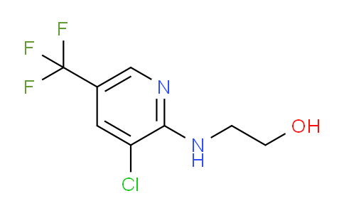 CAS No. 1053656-91-9, 2-((3-Chloro-5-(trifluoromethyl)pyridin-2-yl)amino)ethanol